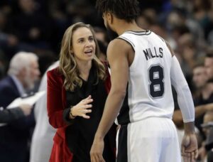 Becky Hammon, Assistant Coach for San Antonio Spurs, is also visible in athletics.